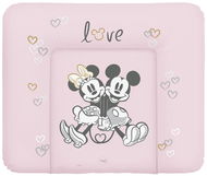 CEBA BABY puha pelenkázó alátét komódra 85 × 72 cm, Disney Minnie & Mickey Pink - Pelenkázó alátét