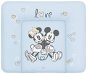 CEBA BABY puha pelenkázó alátét komódra 85 × 72 cm, Disney Minnie & Mickey Blue - Pelenkázó alátét