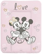 CEBA BABY přebalovací podložka měkká na komodu 50 × 70 cm, Disney Minnie & Mickey Pink - Přebalovací podložka