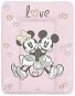 CEBA BABY prebaľovacia podložka mäkká na komodu 50 × 70 cm, Disney Minnie & Mickey Pink - Prebaľovacia podložka