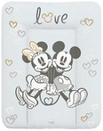CEBA BABY Soft Changing Pad for Commode 50 × 70cm, Disney Minnie & Mickey Grey - Changing Pad