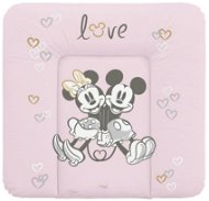 CEBA BABY Soft Changing Pad for Commode 75 × 72cm, Disney Minnie & Mickey Pink - Changing Pad