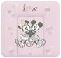 CEBA BABY puha pelenkázó alátét komódra 75 × 72 cm, Disney Minnie & Mickey Pink - Pelenkázó alátét
