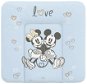 CEBA BABY prebaľovacia podložka mäkká na komodu 75 × 72 cm, Disney Minnie & Mickey Blue - Prebaľovacia podložka