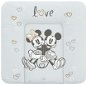 CEBA BABY puha pelenkázó alátét komódra 75 × 72 cm, Disney Minnie & Mickey Grey - Pelenkázó alátét