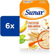 Sunar milk porridge fruit with 8 cereals 6 × 225 g - Milk Porridge