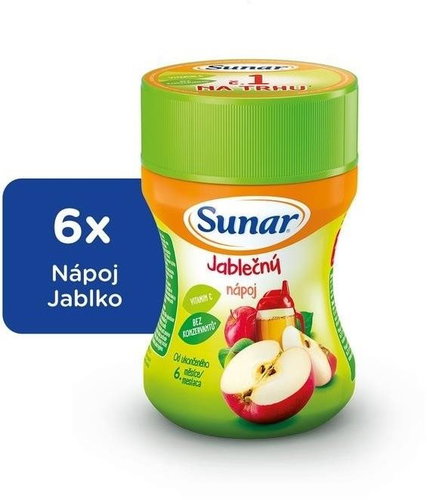 Sunar Soluble Apple Drink, 6×200g - Drink - Main image