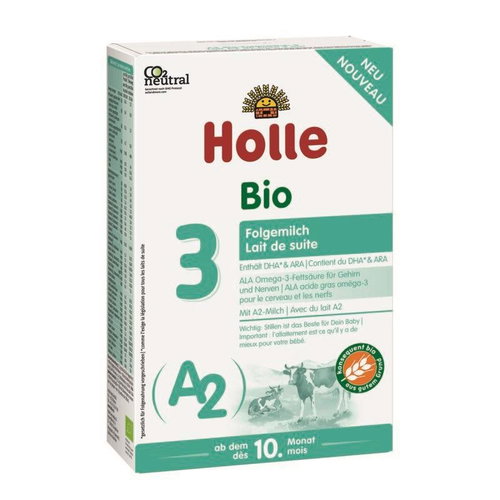 HOLLE Bio A2 follow-up milk 3. from 10 months of age, 400 g - Baby Formula - Main image
