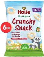 HOLLE Bio organické chrumky ryžové so šošovicou 6× 25 g - Chrumky pre deti
