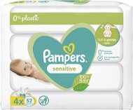 PAMPERS Sensitive Baby Cleansing Wipes 4×52 - Baby Wet Wipes