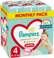 PAMPERS Premium Care Pants, 4 (114 db) - Bugyipelenka