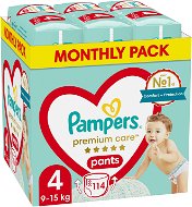 PAMPERS Premium Care Pants 4-es méret (114 darab) - Bugyipelenka