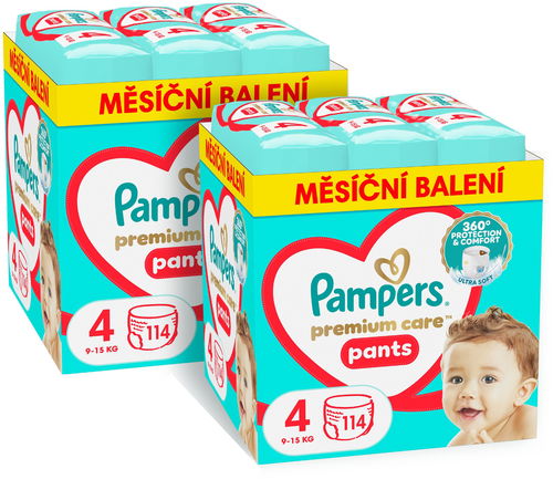 PAMPERS Premium Care Pants vel. 4 (228 ks) - Plenkové kalhotky - Hlavní obrázek