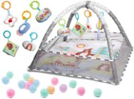 Sun baby játszószőnyeg medence léggömbökkel szürke - Játszószőnyeg