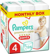 PAMPERS Premium Pants Carry Pack veľ. 4 (126 ks) - Plienkové nohavičky