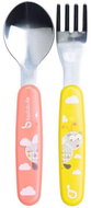 BADABULLE cutlery Inox Pink - Children's Cutlery