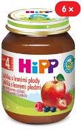 HiPP BIO Jablká s lesnými plodmi - 6x 125g - Príkrm