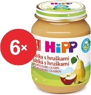 Baby Food HiPP BIO Apples with Pears - 6 × 125g - Příkrm