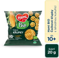 Crisps for Kids Hami Organic Lentil Crisps with Corn 20g, 10+ - Křupky pro děti