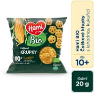 Hami Bio čočkové křupky s kukuřicí 20 g, 10+ - Křupky pro děti
