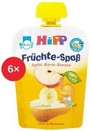 HiPP BIO Fruit Fun Jablko-Hruška-Banán - 6 × 90 g - Baby Food