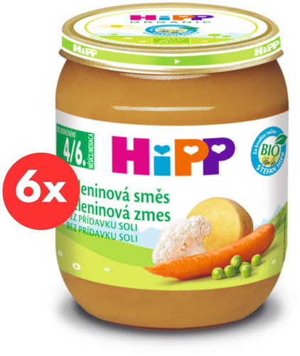 HiPP BIO Zeleninová směs - 6× 125 g - Příkrm - Hlavní obrázek
