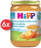 HiPP BIO Zeleninová polévka s krůtím masem - 6× 190 g - Příkrm