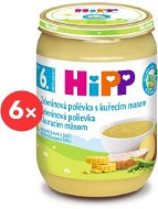 HiPP BIO Zeleninová polievka s kuracím mäsom – 6× 190 g - Príkrm