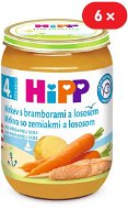 Baby Food HiPP Carrot with Potatoes and Salmon - 6 × 190g - Příkrm