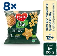 Hami Bio quinoa křupky s ananasem 8× 20 g, 12+ - Křupky pro děti