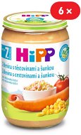 HiPP BIO Zelenina s cestovinami a šunkou – 6× 220 g - Príkrm
