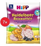 HiPP BIO Čučoriedkové ryžové oblátky - 7x 30g - Sušienky pre deti