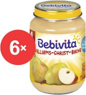 Bebivita Williams-Christ-Pears - 6 × 190 g - Baby Food