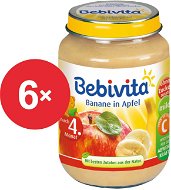 Bebivita Apples with Banana - 6 × 190 g - Baby Food