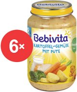 Bebivita Potato-vegetables with Turkey  - 6 × 220g - Baby Food