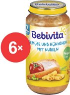 Bebivita Vegetables and Chicken with Noodles - 6 × 250g - Baby Food