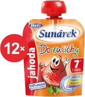Sunárek In the hand strawberry - 12 × 90 g - Baby Food