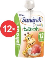 Sunbreaker In the hand with strawberries and cottage cheese - 12 × 80 g - Baby Food