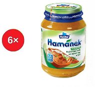 Hamánek Grandmother&#39;s chicken with cabbage and rice 6 × 190 g - Baby Food