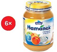 Hamanek with peaches and curd cheese 6 × 190 g - Baby Food