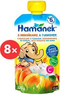 Hamánek Apricot and Quark 8× 120g - Baby Food