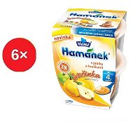 Hamánek Snack with apples and pears 6 × (2 × 130 g) - Baby Food