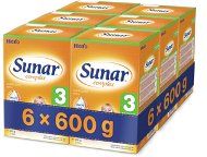 Sunar Complex 3 – 6× 600 g - Dojčenské mlieko