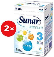 Sunar Premium 3 - 2x 600g - Dojčenské mlieko