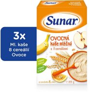 SUNAR Fruit Porridge - 3 × 225g - Milk Porridge