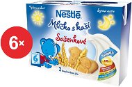 Nestlé Mliečko s kašou Sušienkové - 6x (2x200ml) - Príkrm