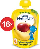 Nestlé NATURNES Banán, jablko - 16x 90g - Príkrm