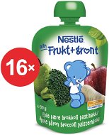 Nestlé Apples, pears, broccoli, passion - 16 × 90 g - Baby Food