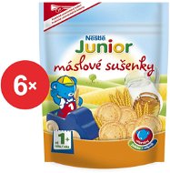 Nestlé JUNIOR Maslové sušienky 6x 180g - Sušienky pre deti
