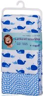 Children's Bath Towel T-tomi Fabric towels 2 pcs - blue ocean - Dětská osuška